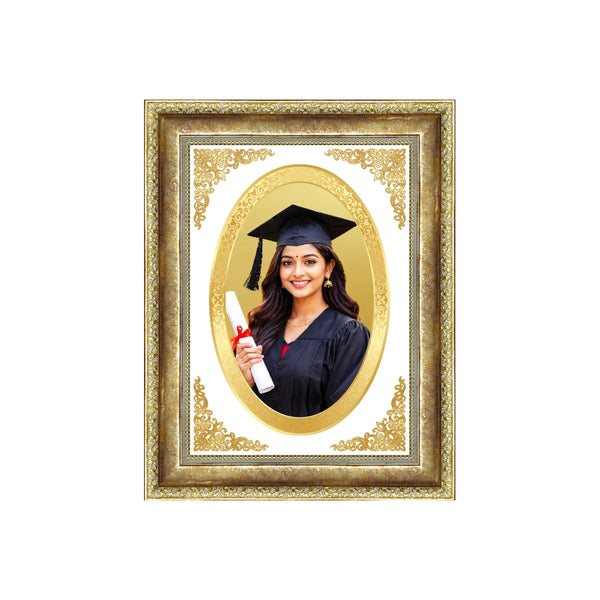 Portrait on Gold | Petite Luxe Oval