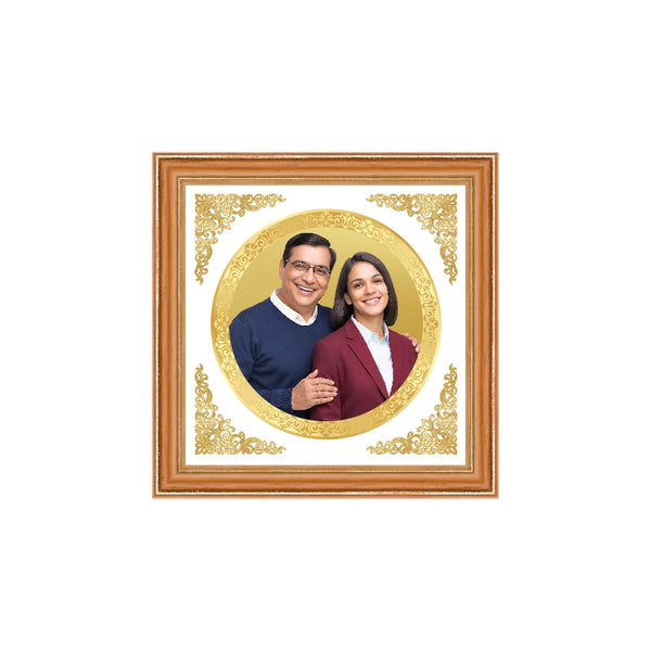 Portrait on Gold | Petite Luxe Round