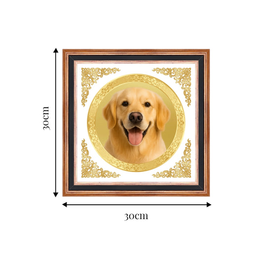 Portrait on Gold |Aurora Mini Round