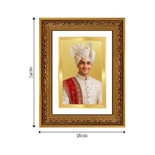 Portrait on Gold | Opulent Charm Rectangle