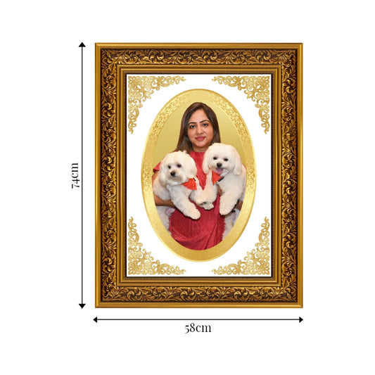 Portrait on Gold | Opulent Charm Oval