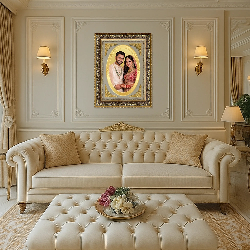 Portrait on Gold | Aurum Essence Oval