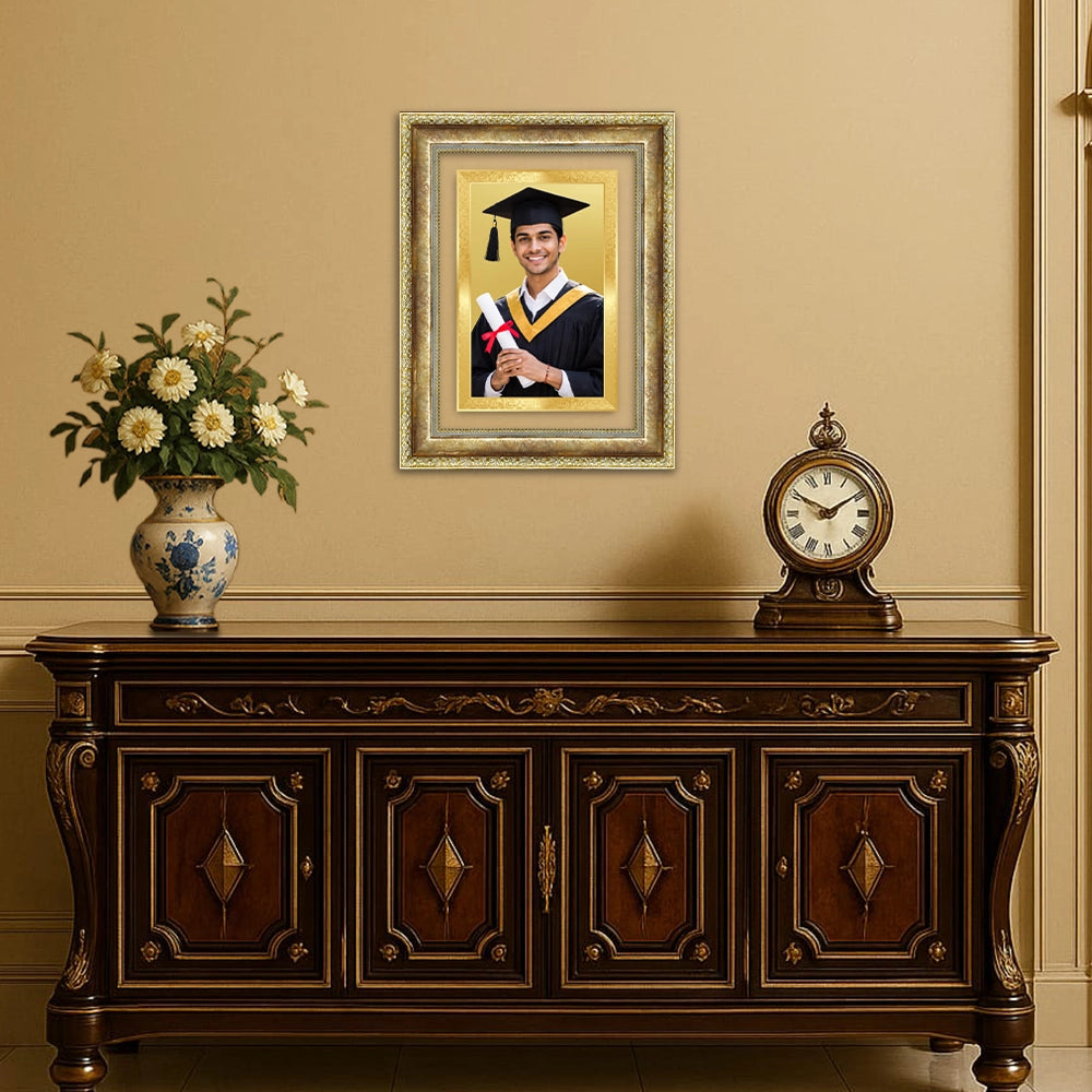 Portrait on Gold | Petite Luxe Rectangle