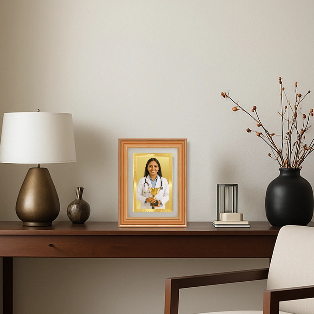 Portrait on Gold | Aurora Mini Rectangular