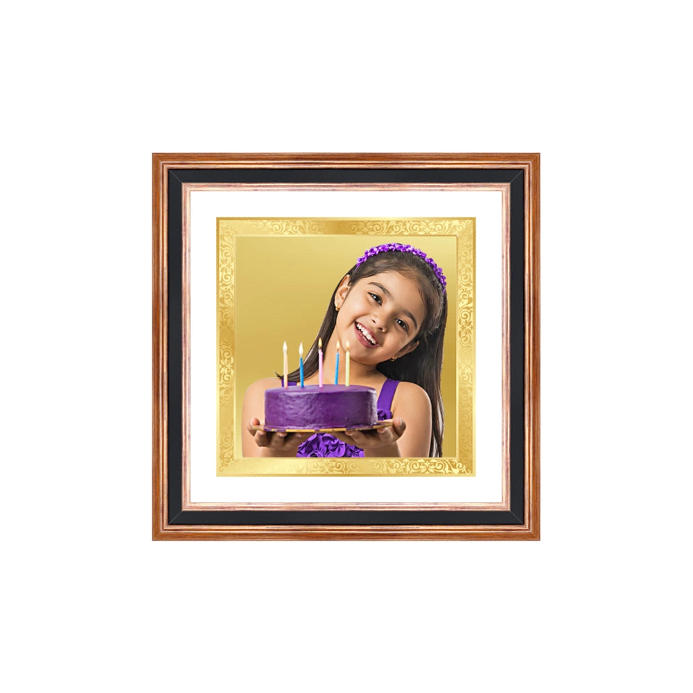 Portrait on Gold | Aurora Mini Square Frame in 24K – PORTRAIT ON GOLD ...