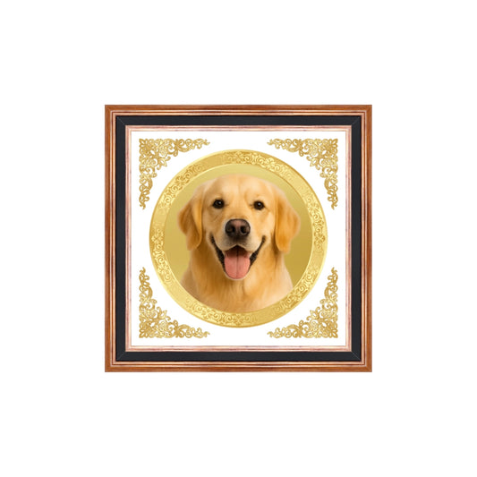 Portrait on Gold |Aurora Mini Round
