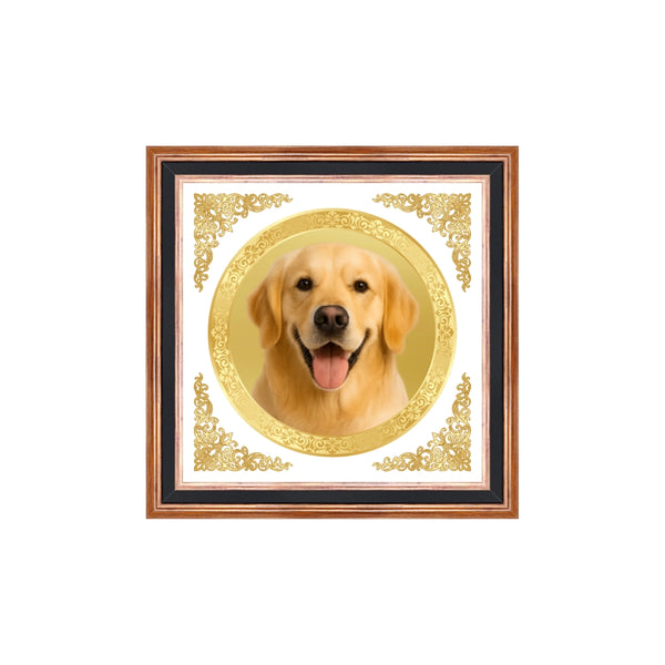 Portrait on Gold |Aurora Mini Round