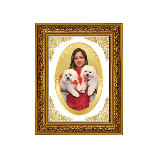 Portrait on Gold | Opulent Charm Oval