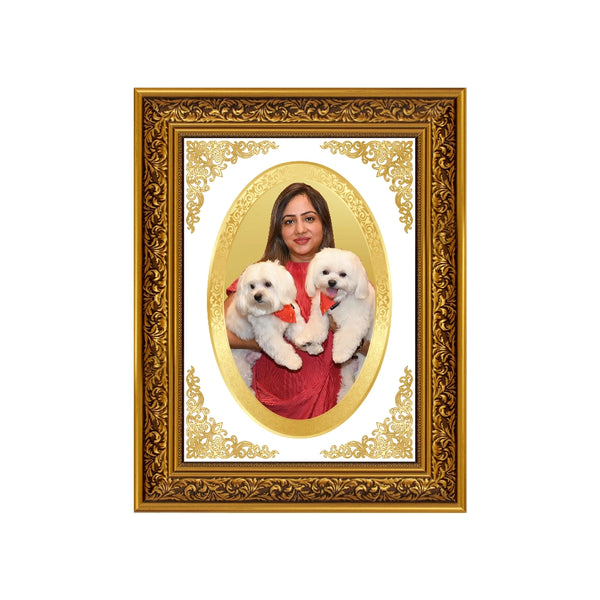 Portrait on Gold | Opulent Charm Oval