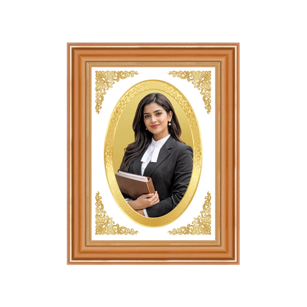 Portrait on Gold | Aurora Mini Oval