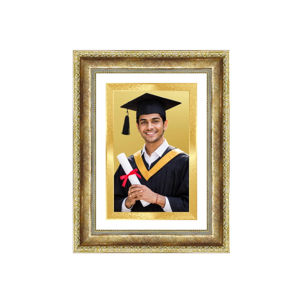 Portrait on Gold | Petite Luxe Rectangle