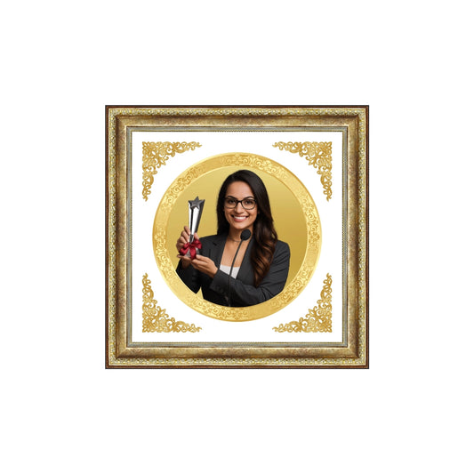 Portrait on Gold | Opulent Charm Round