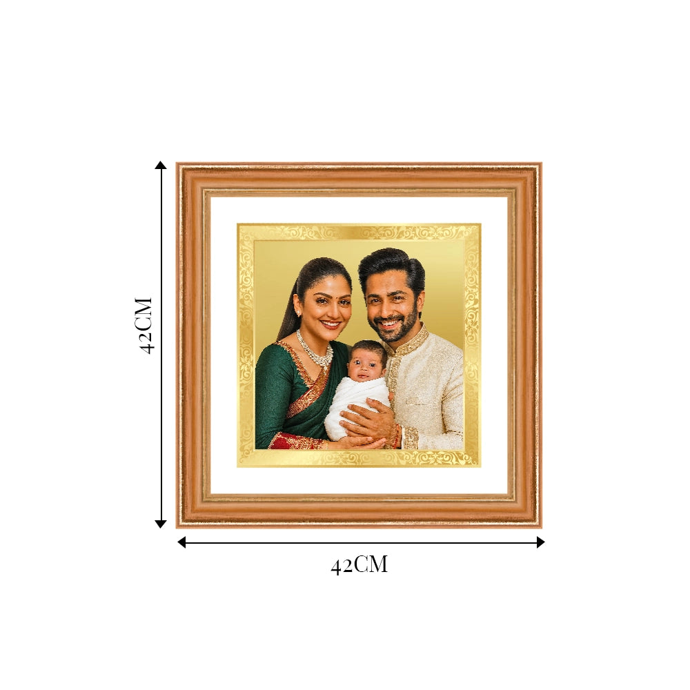 Portrait on Gold | Petite Luxe Square