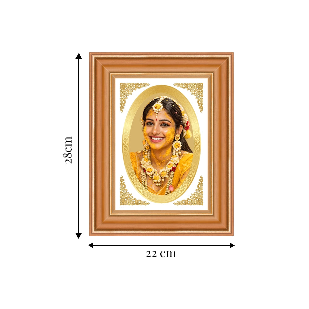 Portrait on Gold | Classic Grace Oval