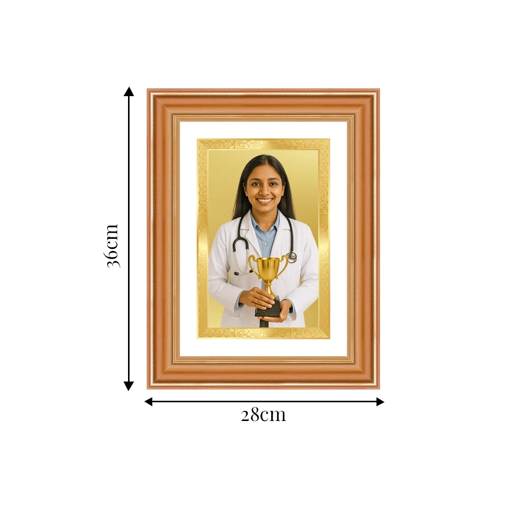 Portrait on Gold | Aurora Mini Rectangular