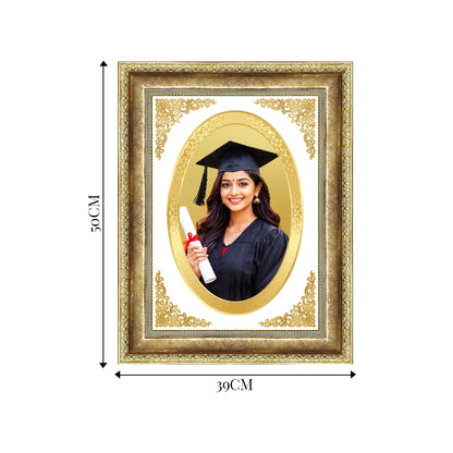 Portrait on Gold | Petite Luxe Oval