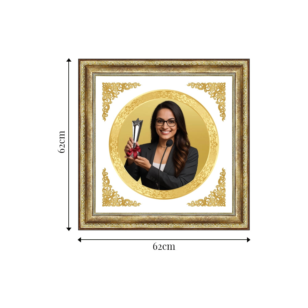 Portrait on Gold | Opulent Charm Round
