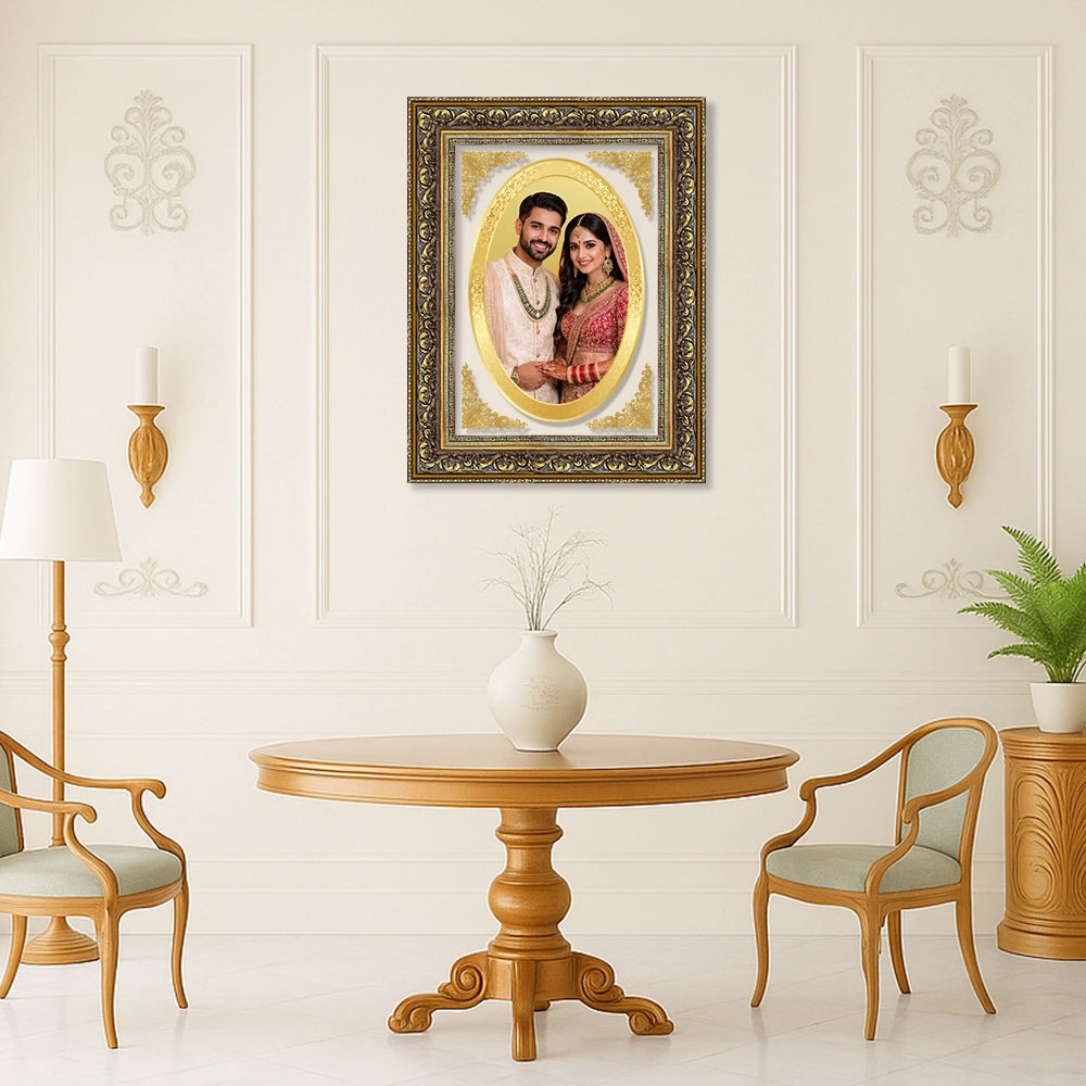Portrait on Gold | Aurum Essence Oval