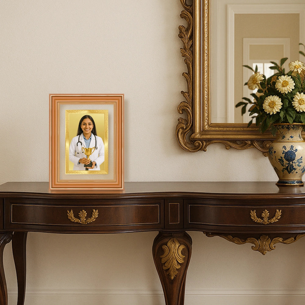Portrait on Gold | Aurora Mini Rectangular