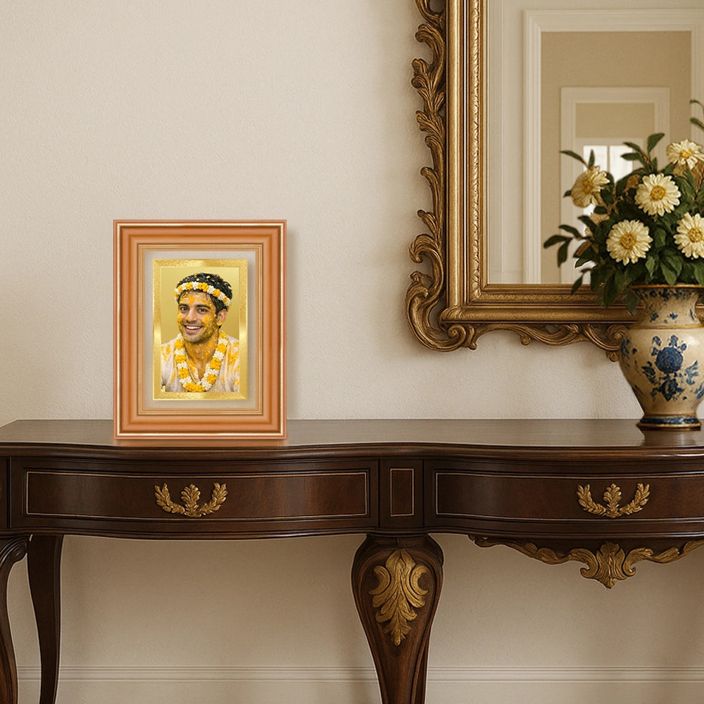 Portrait on Gold | Classic Grace Rectangular