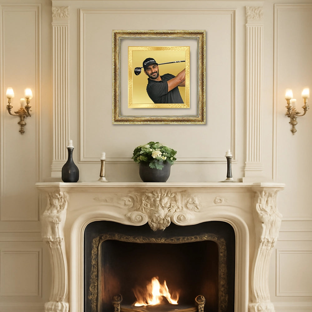 Portrait on Gold | Opulent Charm Square