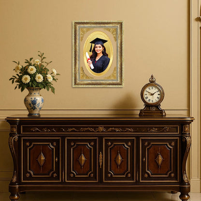 Portrait on Gold | Petite Luxe Oval