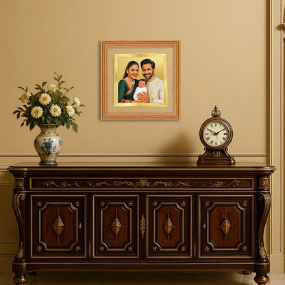 Portrait on Gold | Petite Luxe Square