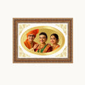 Portrait on Gold | Immortalise Your Legacy Landscape Oval Photo Frame in 24K Gold