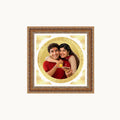 Portrait on Gold | Immortalise Your Legacy Round Photo Frame in 24K Gold