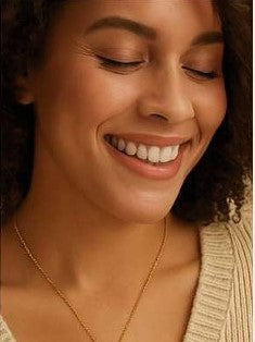 Portrait on gold jewelry