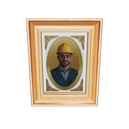 Portrait on Gold | Classic Grace Oval